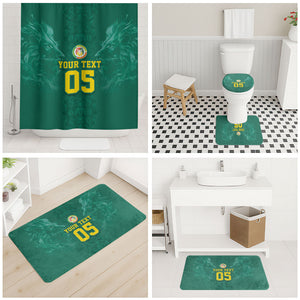 Custom Senegal Football Bathroom Set Lions Of Teranga Sporty Style