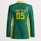 Custom Senegal Football Blazer Lions Of Teranga Sporty Style