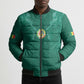 Custom Senegal Football Bomber Puffer Jacket Lions Of Teranga Sporty Style
