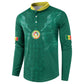 Custom Senegal Football Button Sweatshirt Lions Of Teranga Sporty Style