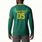 Custom Senegal Football Button Sweatshirt Lions Of Teranga Sporty Style