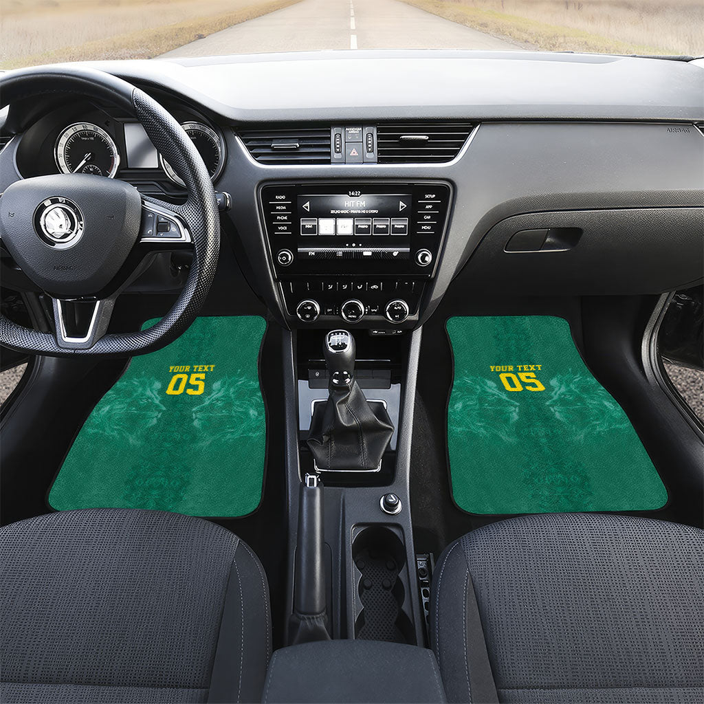 Custom Senegal Football Car Mats Lions Of Teranga Sporty Style