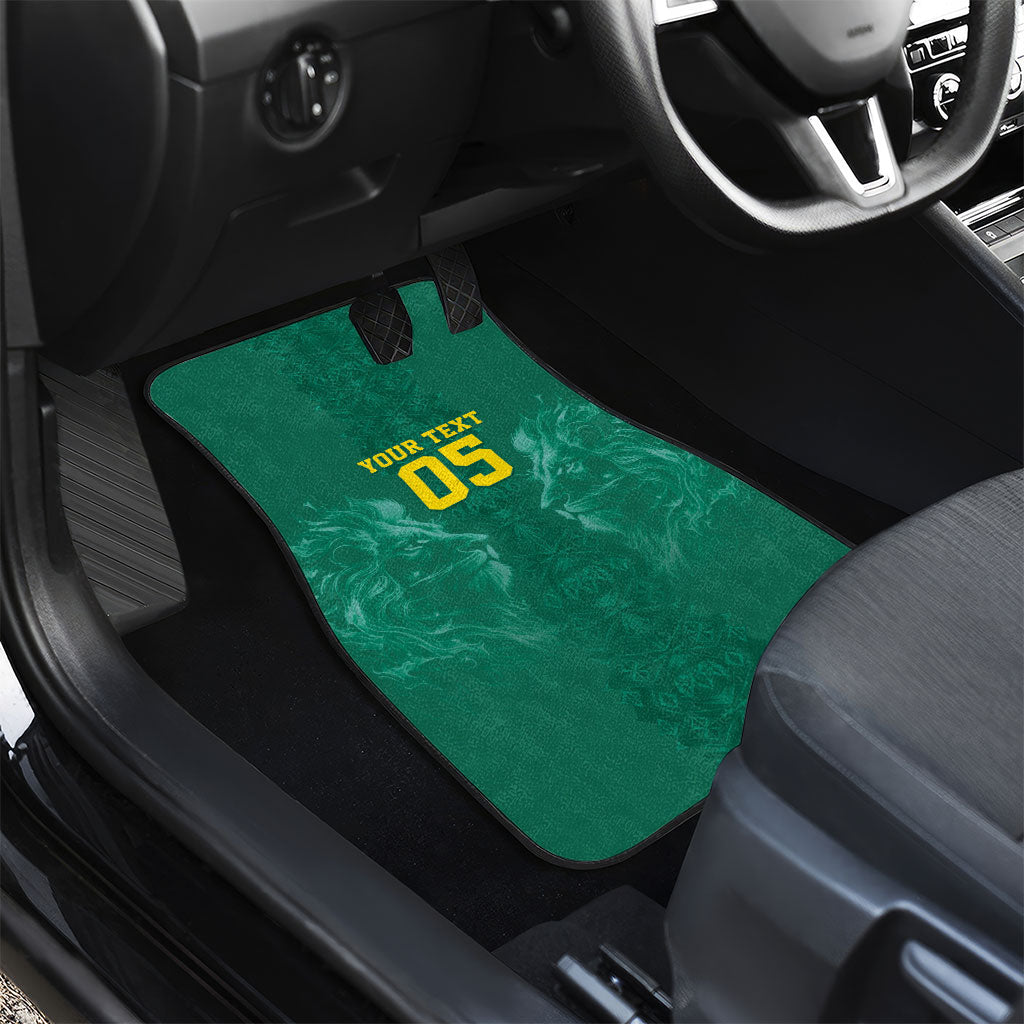 Custom Senegal Football Car Mats Lions Of Teranga Sporty Style
