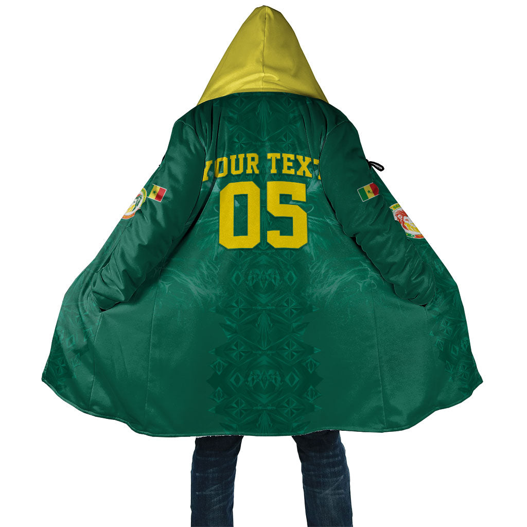 Custom Senegal Football Cloak Lions Of Teranga Sporty Style