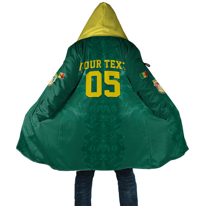 Custom Senegal Football Cloak Lions Of Teranga Sporty Style