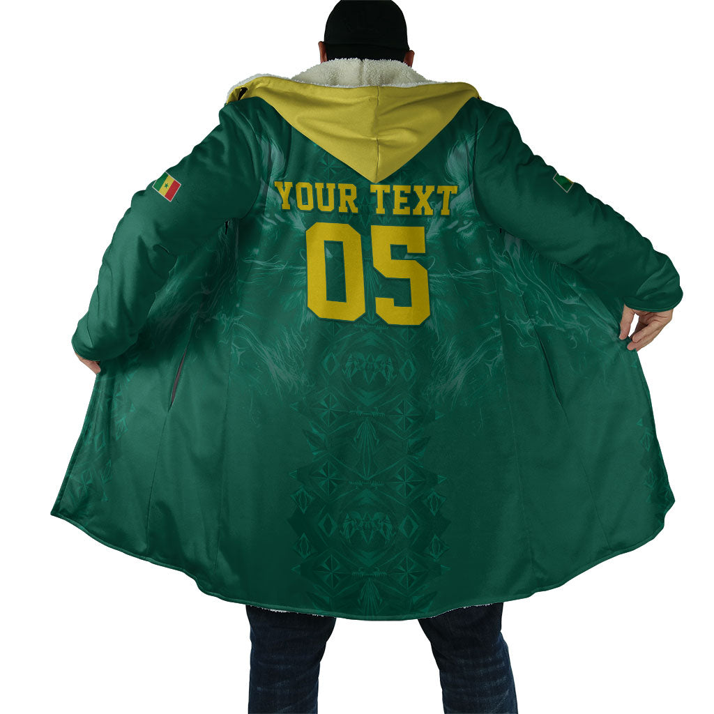 Custom Senegal Football Cloak Lions Of Teranga Sporty Style