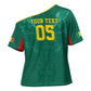 Custom Senegal Football Cross Shoulder Shirt Lions Of Teranga Sporty Style