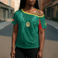 Custom Senegal Football Cross Shoulder Shirt Lions Of Teranga Sporty Style