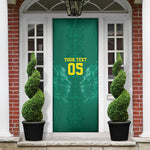 Custom Senegal Football Door Cover Lions Of Teranga Sporty Style