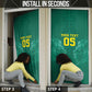 Custom Senegal Football Door Cover Lions Of Teranga Sporty Style