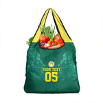 Custom Senegal Football Grocery Bag Lions Of Teranga Sporty Style