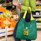 Custom Senegal Football Grocery Bag Lions Of Teranga Sporty Style