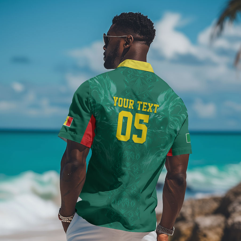 Custom Senegal Football Hawaiian Shirt Lions Of Teranga Sporty Style