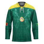 Custom Senegal Football Hockey Jersey Lions Of Teranga Sporty Style