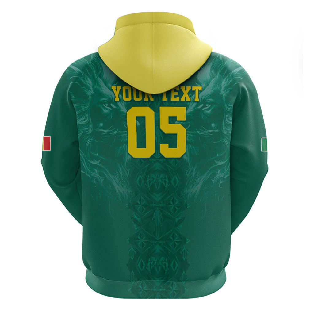 Custom Senegal Football Hoodie Lions Of Teranga Sporty Style