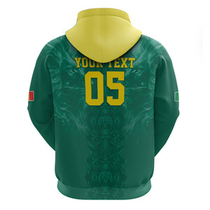 Custom Senegal Football Hoodie Lions Of Teranga Sporty Style