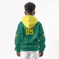 Custom Senegal Football Kid Hoodie Lions Of Teranga Sporty Style