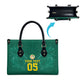 Custom Senegal Football Leather Bag Lions Of Teranga Sporty Style