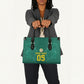 Custom Senegal Football Leather Bag Lions Of Teranga Sporty Style