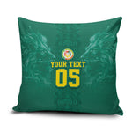 Custom Senegal Football Pillow Cover Lions Of Teranga Sporty Style