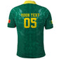 Custom Senegal Football Polo Shirt Lions Of Teranga Sporty Style