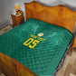 Custom Senegal Football Quilt Lions Of Teranga Sporty Style