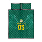 Custom Senegal Football Quilt Bed Set Lions Of Teranga Sporty Style