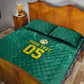 Custom Senegal Football Quilt Bed Set Lions Of Teranga Sporty Style