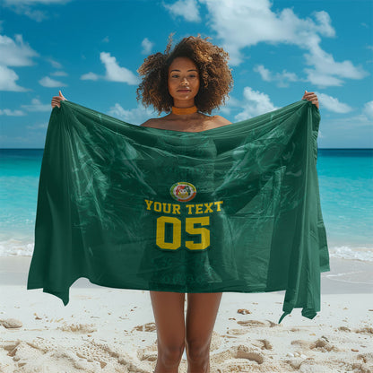 Custom Senegal Football Sarong Lions Of Teranga Sporty Style