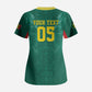 Custom Senegal Football Scrub Top Lions Of Teranga Sporty Style