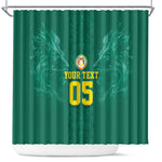Custom Senegal Football Shower Curtain Lions Of Teranga Sporty Style