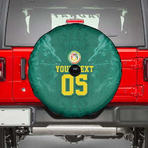 Custom Senegal Football Spare Tire Cover Lions Of Teranga Sporty Style