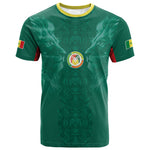Custom Senegal Football T shirt Lions Of Teranga Sporty Style