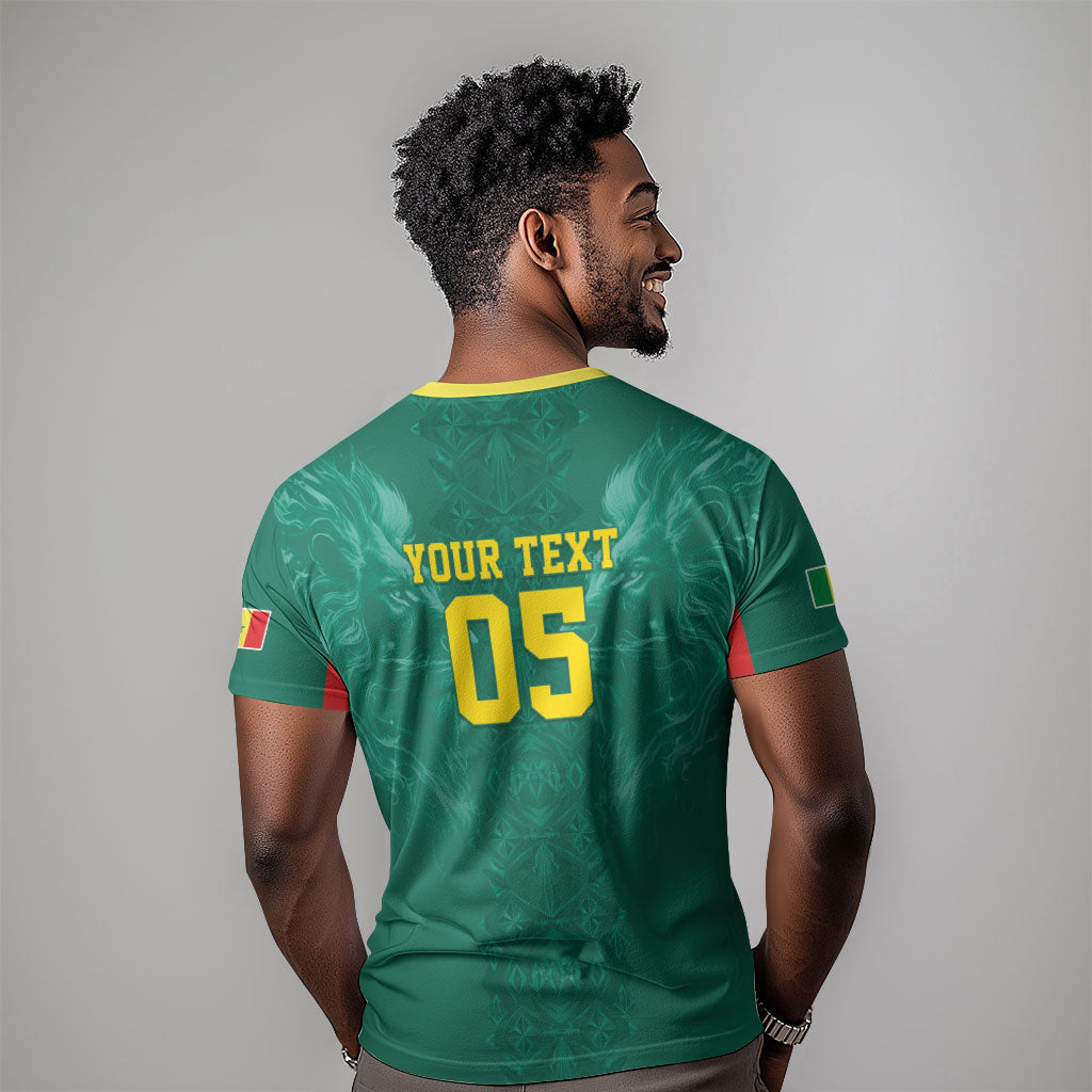 Custom Senegal Football T shirt Lions Of Teranga Sporty Style
