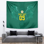Custom Senegal Football Tapestry Lions Of Teranga Sporty Style