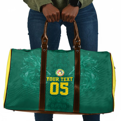 Custom Senegal Football Travel Bag Lions Of Teranga Sporty Style