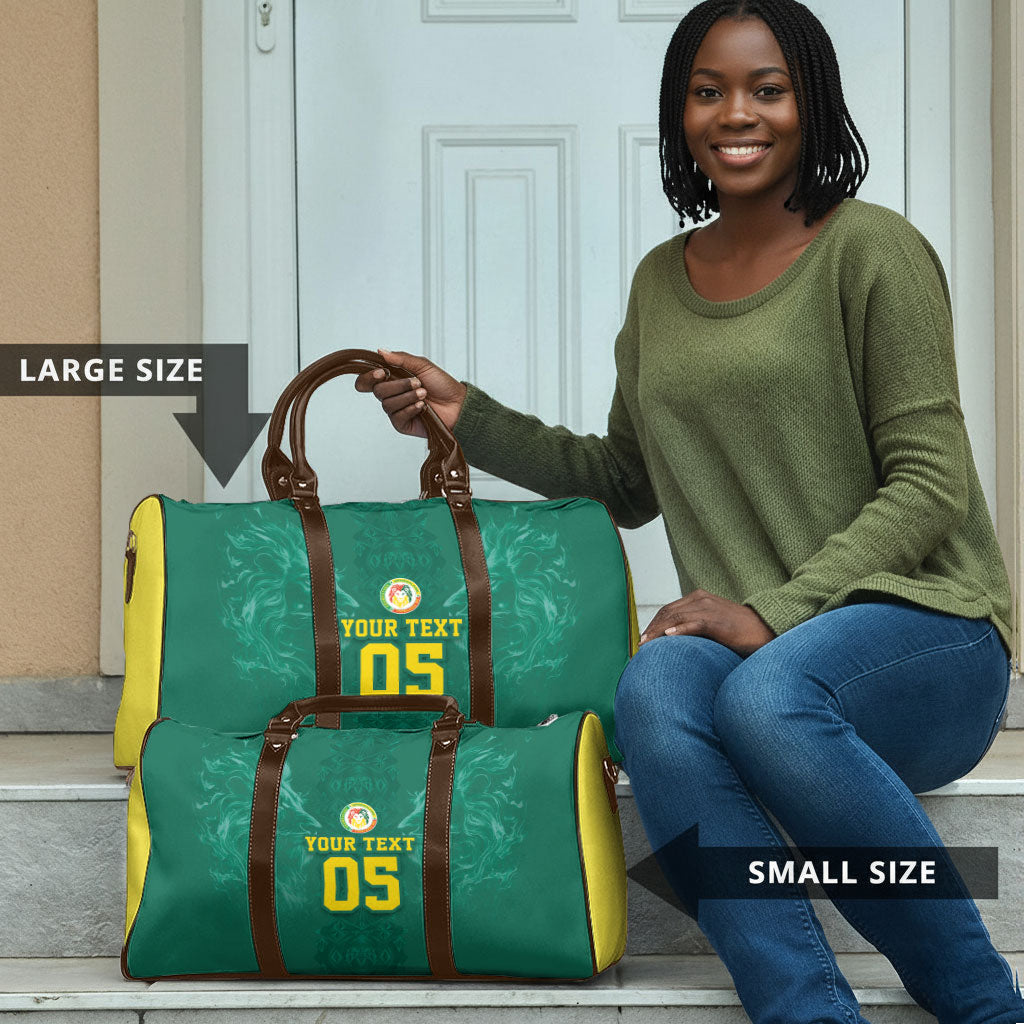Custom Senegal Football Travel Bag Lions Of Teranga Sporty Style
