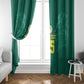 Custom Senegal Football Window Curtain Lions Of Teranga Sporty Style