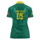 Custom Senegal Football Women Polo Shirt Lions Of Teranga Sporty Style