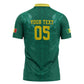 Custom Senegal Football Zipper Polo Shirt Lions Of Teranga Sporty Style