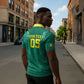 Custom Senegal Football Zipper Polo Shirt Lions Of Teranga Sporty Style