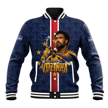 Custom Vozinha Goalkeeper Hero Cabo Verde Football 2026 Baseball Jacket