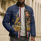 Custom Vozinha Goalkeeper Hero Cabo Verde Football 2026 Bomber Puffer Jacket