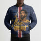 Custom Vozinha Goalkeeper Hero Cabo Verde Football 2026 Bomber Puffer Jacket