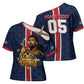 Custom Vozinha Goalkeeper Hero Cabo Verde Football 2026 Cross Shoulder Shirt