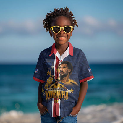 Custom Vozinha Goalkeeper Hero Cabo Verde Football 2026 Kid Hawaiian Shirt