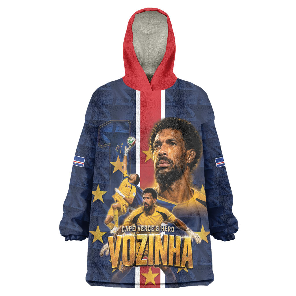 Custom Vozinha Goalkeeper Hero Cabo Verde Football 2026 Kid Wearable Blanket Hoodie