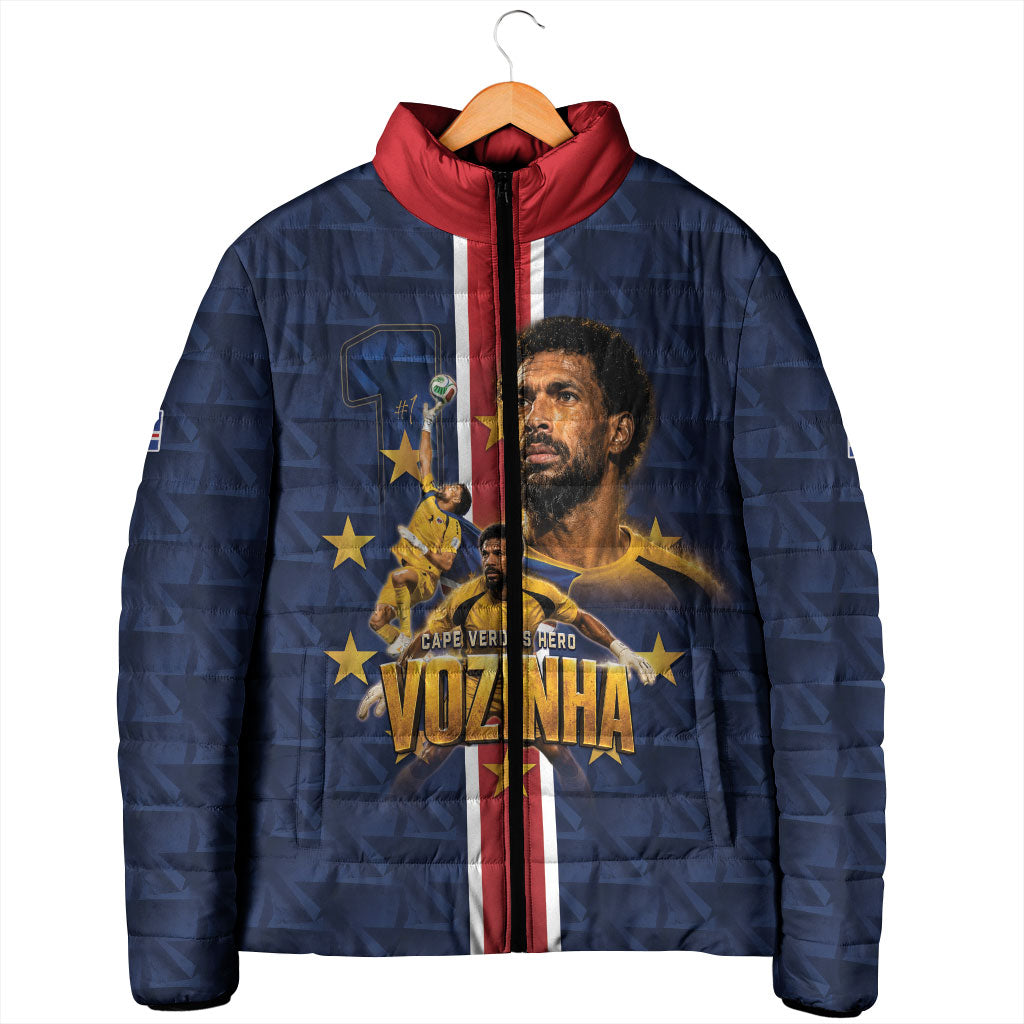 Custom Vozinha Goalkeeper Hero Cabo Verde Football 2026 Padded Jacket
