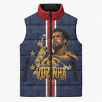 Custom Vozinha Goalkeeper Hero Cabo Verde Football 2026 Sleeveless Puffer Jacket