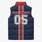 Custom Vozinha Goalkeeper Hero Cabo Verde Football 2026 Sleeveless Puffer Jacket